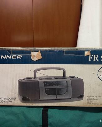 registratore con doppia cassetta 