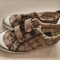 Scarpe shoes Coach leather ware originali.