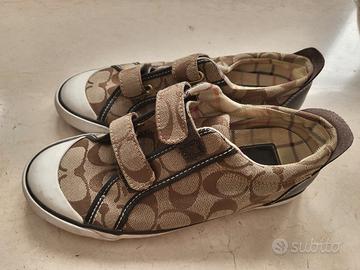 Scarpe shoes Coach leather ware originali.