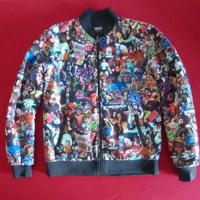 Giacca Marca YNTS con Personaggi anni '80 - '90.