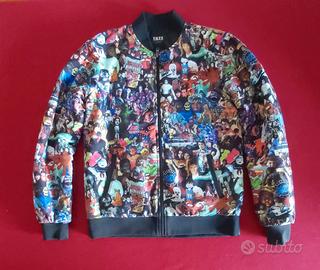 Giacca Marca YNTS con Personaggi anni '80 - '90.