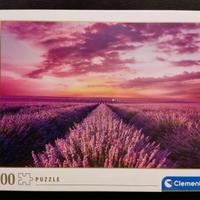 Clementoni - PUZZLE 1000 PEZZI - Campo di Lavanda