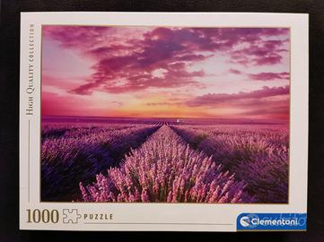 Clementoni - PUZZLE 1000 PEZZI - Campo di Lavanda