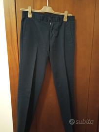 pantaloni uomo blu