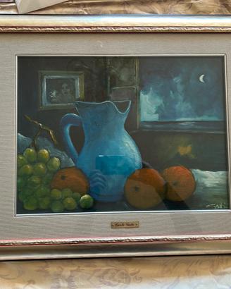 Dipinto olio su tavola Carlo Gatti