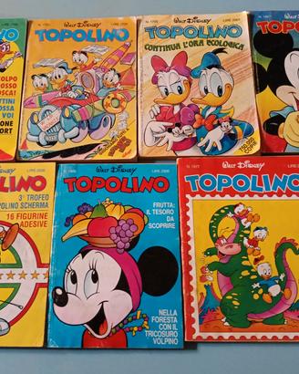 Topolini libretto fine anni 80 inizi anni 90