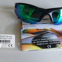 Occhiali da sole Limar bof76 matt black green r