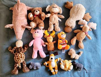 peluche pupazzi vari tipi