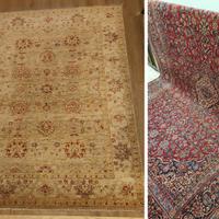 Sette Tappeti Persiani Autentici Annodati a Mano