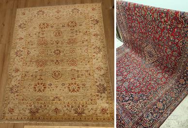 Sette Tappeti Persiani Autentici Annodati a Mano