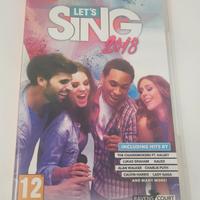 Let's sing 2018 Gioco switch + microfono