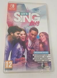 Let's sing 2018 Gioco switch + microfono