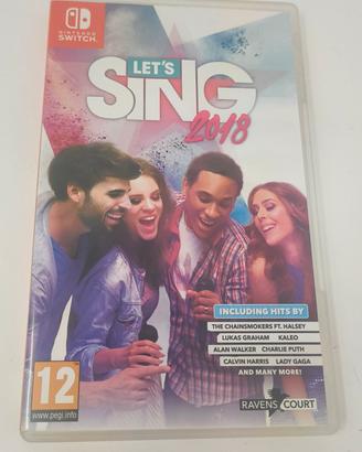 Let's sing 2018 Gioco switch + microfono
