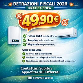 Detrazione fiscale - Pratiche ENEA - Bonus Casa