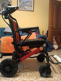 carrozzina elettrica
comando per
accompagnatore