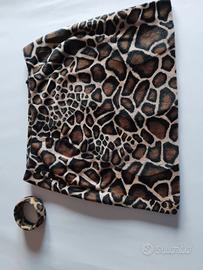 minigonna animalier  portafoglio Tony Martin tg 38