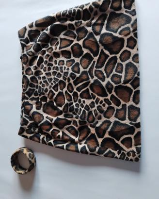 minigonna animalier  portafoglio Tony Martin tg 38