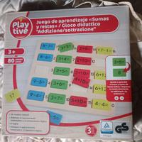 NUOVO Gioco didattico matematico in legno Playtive