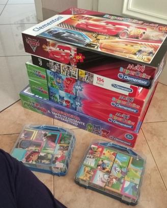 Puzzle in lotto vari tipi 