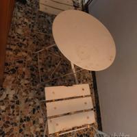 sedie e tavolo da esterno 