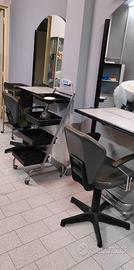 Poltrona per parrucchieri/a lavaggio comple