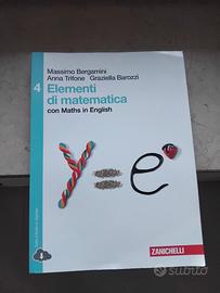 LIBRO ELEMENTI DI MATEMATICA 4