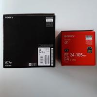 SONY α7 FULL FRAME + 2 BATTERIE/SD 128GB/BOX