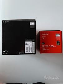 SONY α7 FULL FRAME + 2 BATTERIE/SD 128GB/BOX