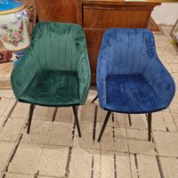 POLTRONCINE COPPIA COLORATE