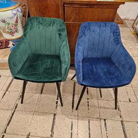 POLTRONCINE COPPIA COLORATE