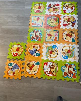 Tappeto puzzle winnie the pooh