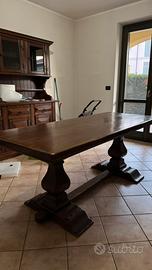 Tavolo Fratino in legno di Noce Massello