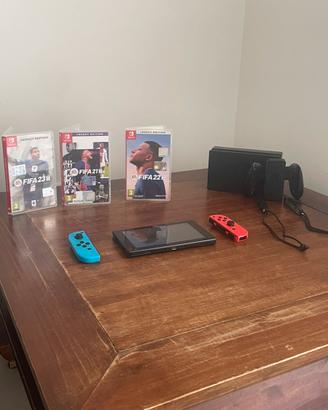 Nintendo switch uno compreso di giochi e accessori