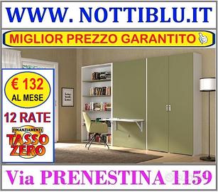 Letto a Scomparsa 1p 12 rate da € 132 a TASSO ZERO