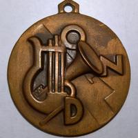 Medaglia epoca fascista OND convegno musicale 1935