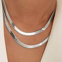 collana girocollo Snake doppio giro argento 