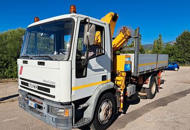 IVECO EUROCARGO 120 E18 K TIPPER RIBALTABILE GRU 