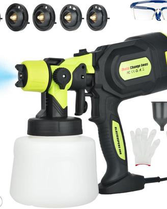 Pistola a Pittura 800 W HVLP: Spruzzatori Di Pitt