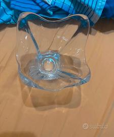 Centrotavola / Vaso in vetro trasparente