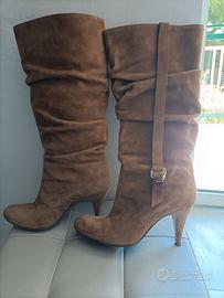 Stivali Peluso in camoscio