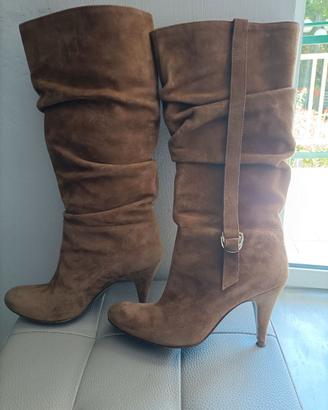 Stivali Peluso in camoscio