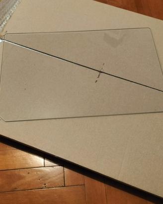 Vetro nuovo copri verdure frigo 466x296x4 