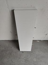 coppia di mensole bianca