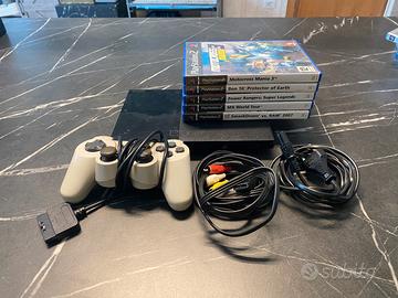 Ps2 slim completa con 5 giochi