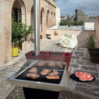 Barbecue a pellet Poldo Laminox