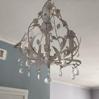 lampadario ferro battuto