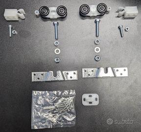 KIT PER PORTA SCORREVOLE 80 KG + AMMORTIZZATORE