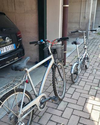 2 biciclete in blocco 