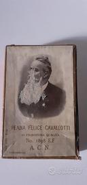 Scatola antica con pennini Penna Felice Cavallotti