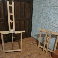 CAVALLETTI IN LEGNO PER QUADRI